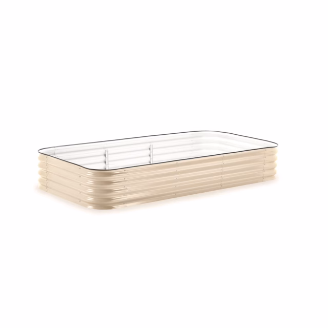 Large Modular Metal Raised Garden Bed Kit - 15” Tall