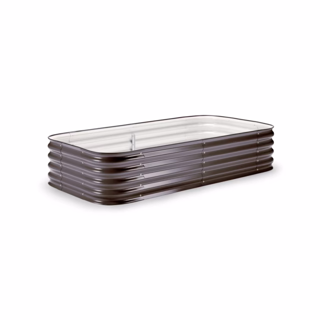 Medium Modular Metal Raised Garden Bed Kit - 15” Tall